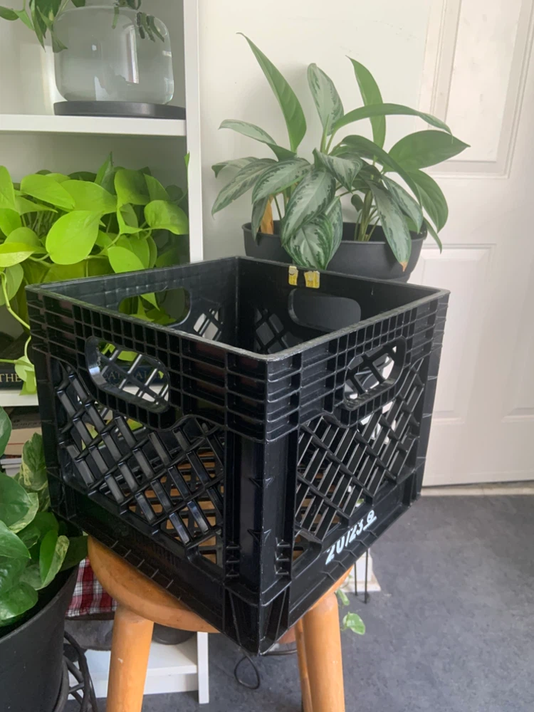 Black milk crate - photo 3