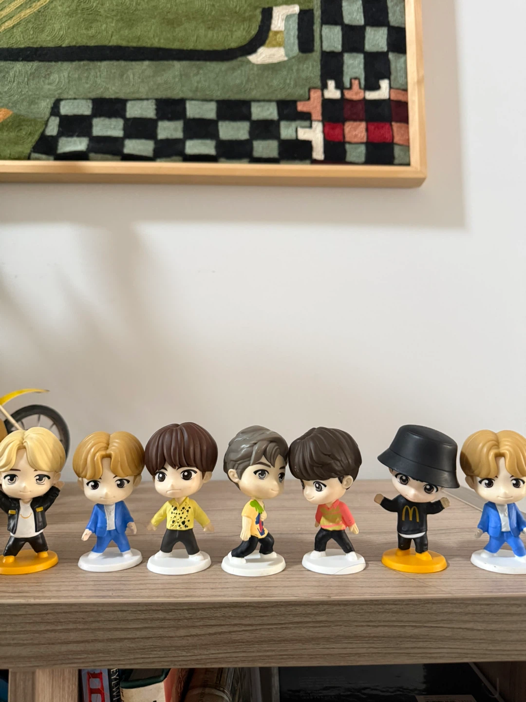 Set of 7 BTS McDonald's TinyTAN Figures