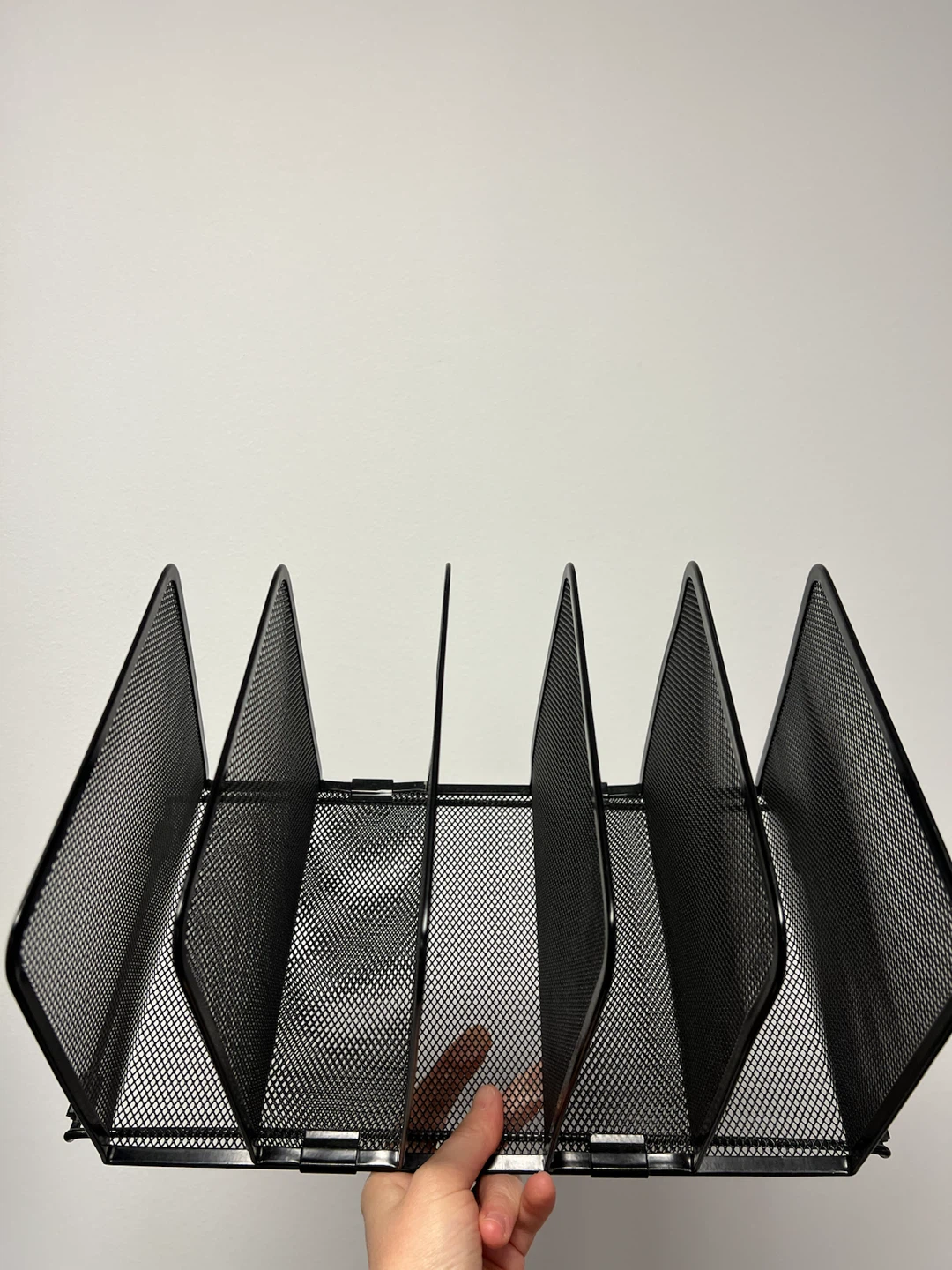 Black Wire Mesh File Organizer