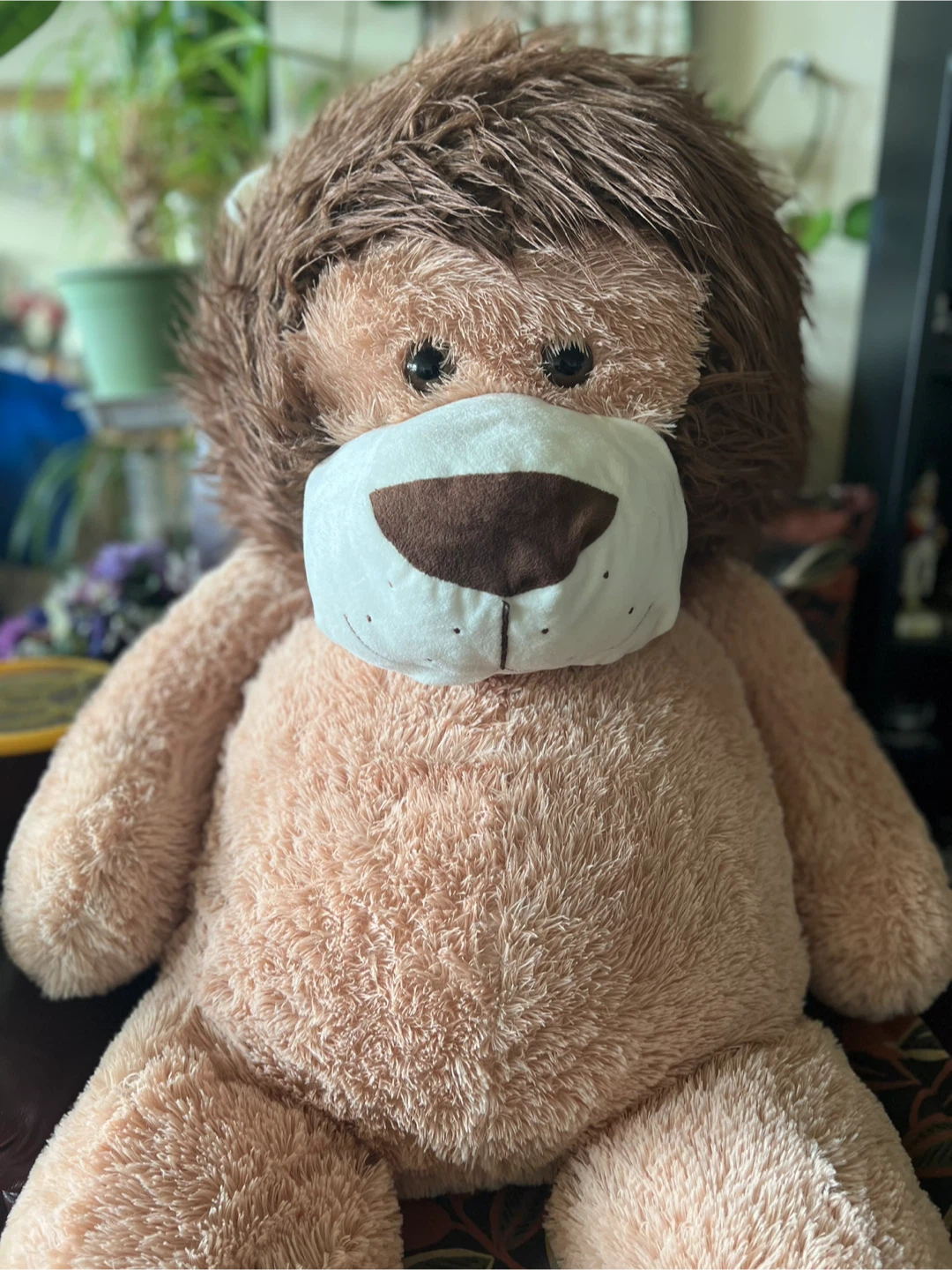 Large Plush Lion Stuffed Animal - photo 2