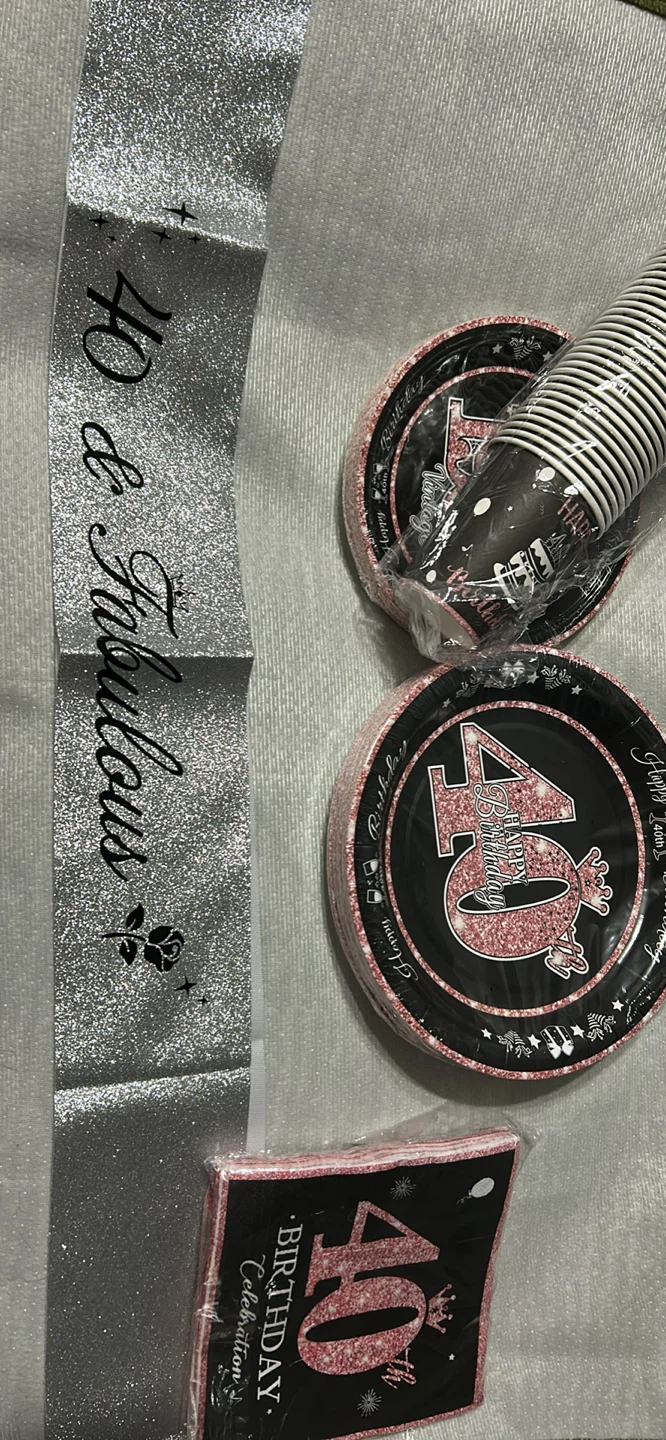 40th Birthday Party Supply Set - photo 2