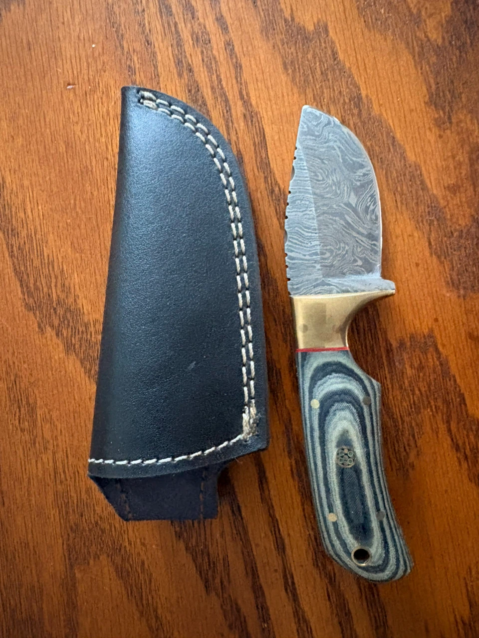 Damascus Steel Hunting Knife - photo 3