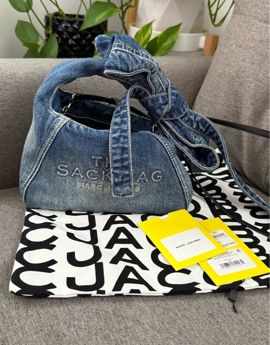 Marc Jacobs The Sack Bag Denim Mini 🏈