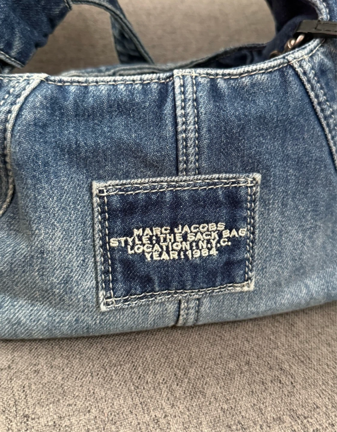 Marc Jacobs The Sack Bag Denim Mini 🏈 - photo 2