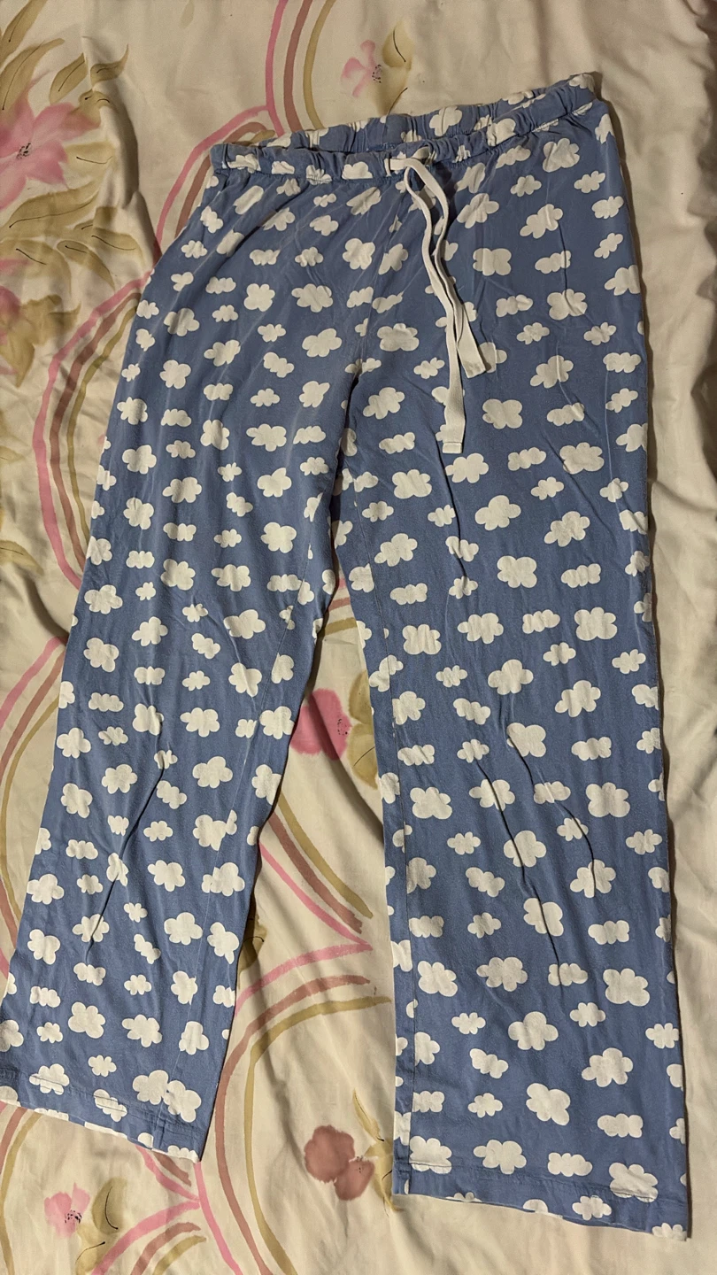 🏈 George blue cloud print pajama pants - photo 2