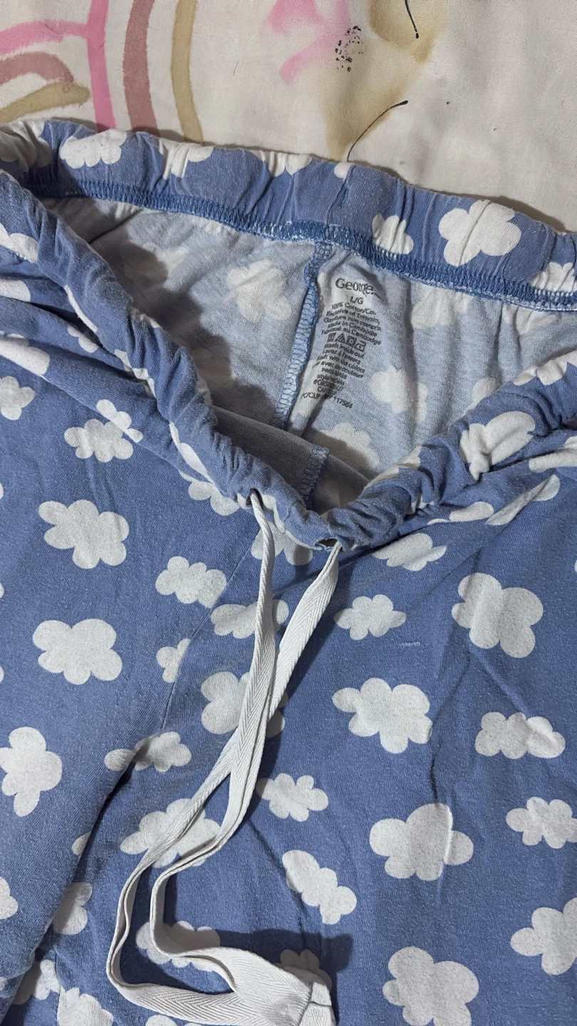 🏈 George blue cloud print pajama pants - photo 3