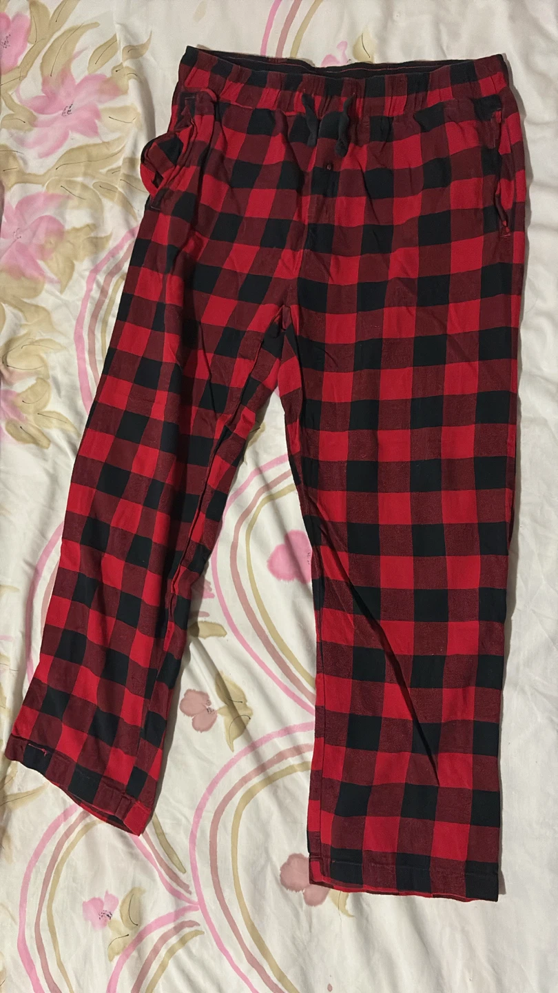 Bluenotes Red 🏈 and Black Plaid Pyjama Pants