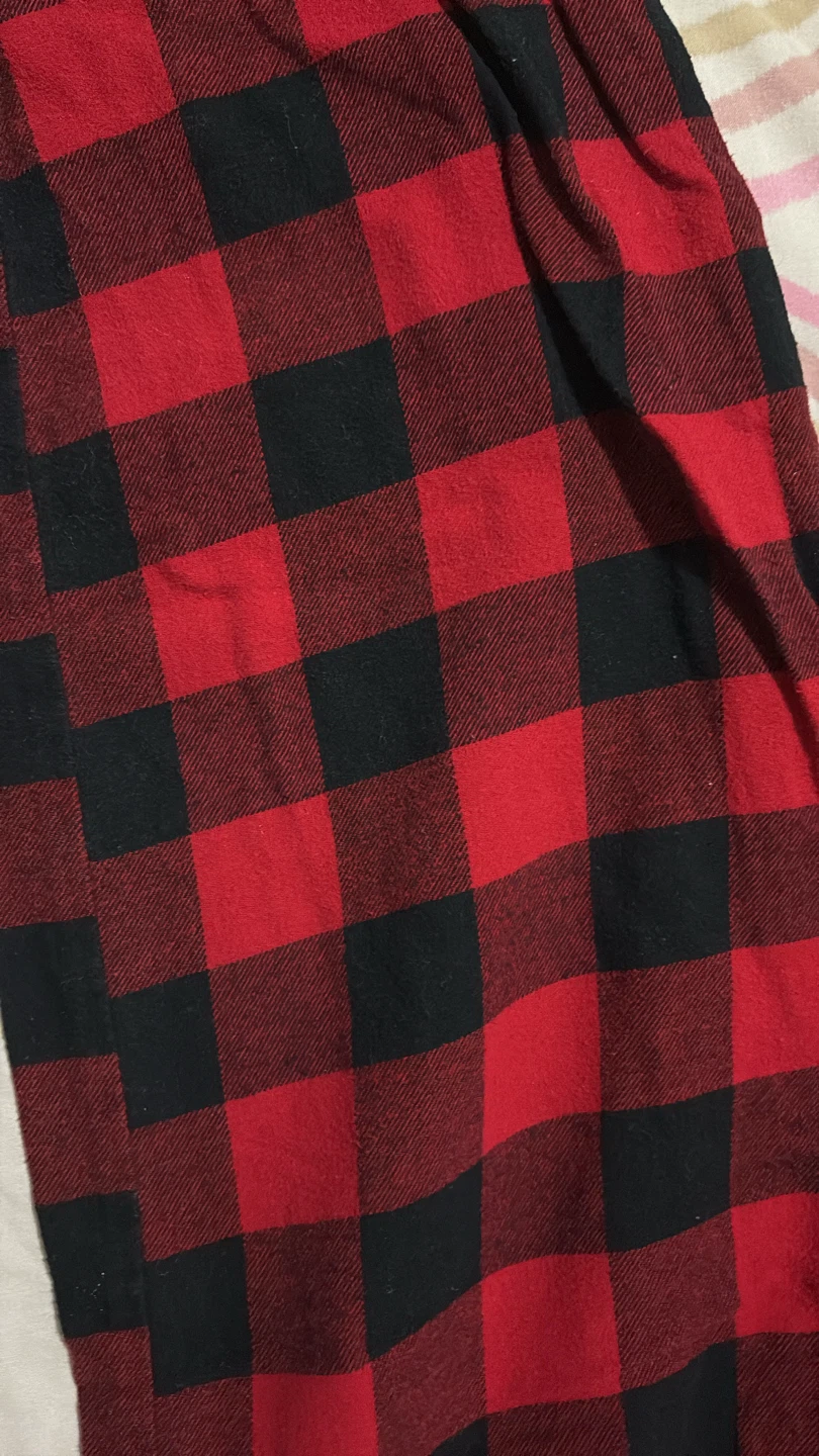 Bluenotes Red 🏈 and Black Plaid Pyjama Pants - photo 4