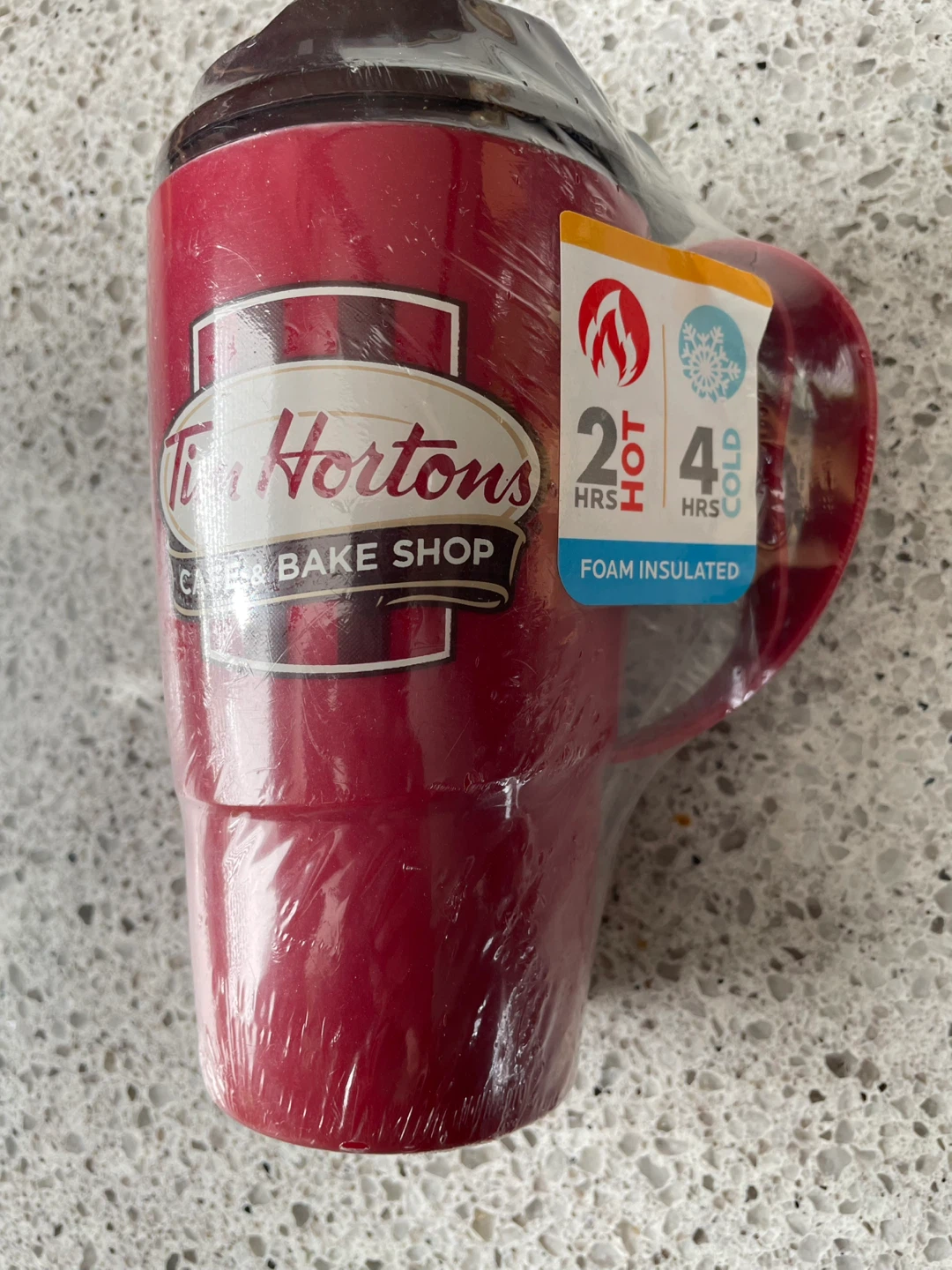 Vintage Tim Hortons Foam Insulated Travel Mug