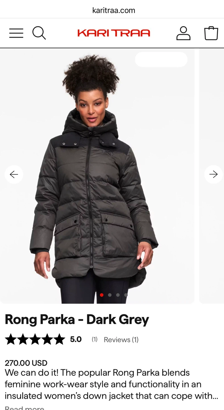 Women’s winter jacket size XL Parka down - photo 3