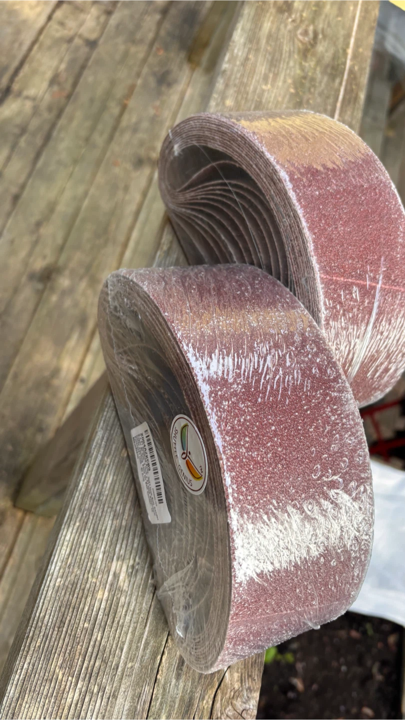 2 packs 3x21 Inch Sanding Belts 40 Grit - photo 2