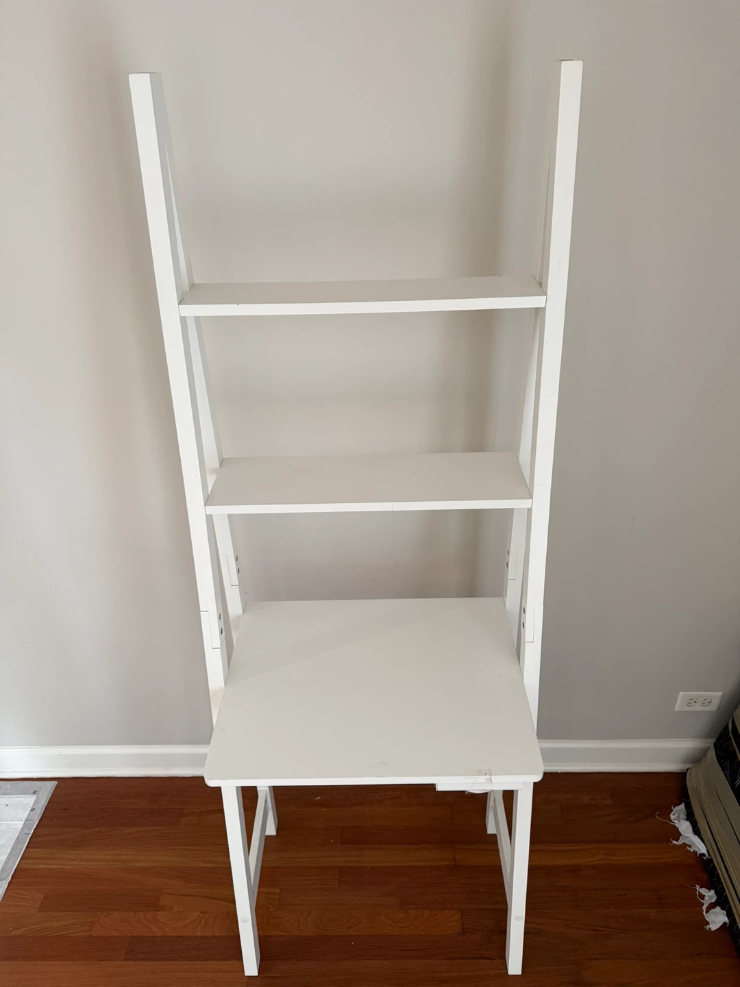 White Ladder Desk with Shelves - photo 2