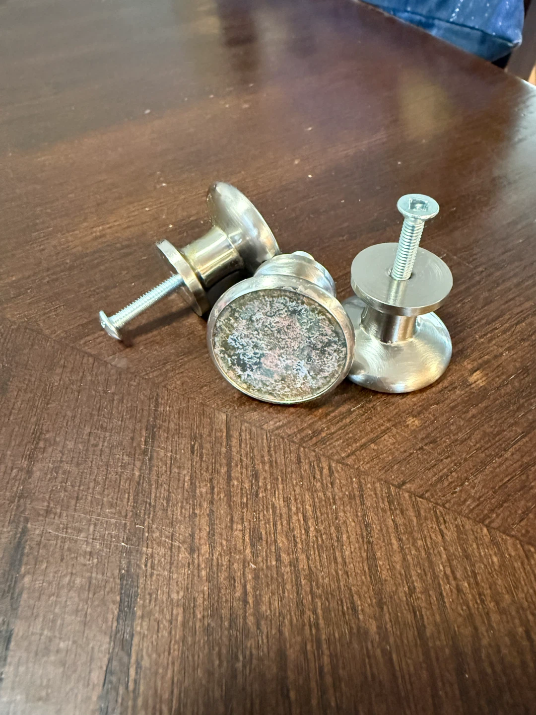 Set of 30 Brushed Nickel Kitchen Knobs
