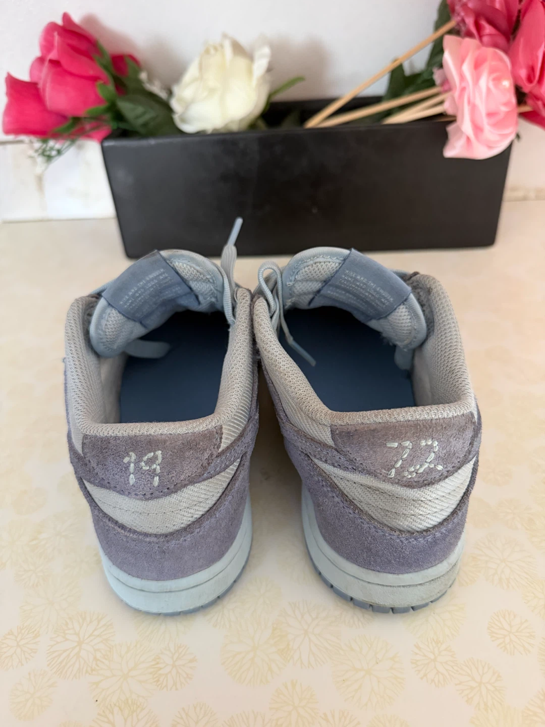 Nike Dunk Low Grey Suede Sneakers 13.5 - photo 2