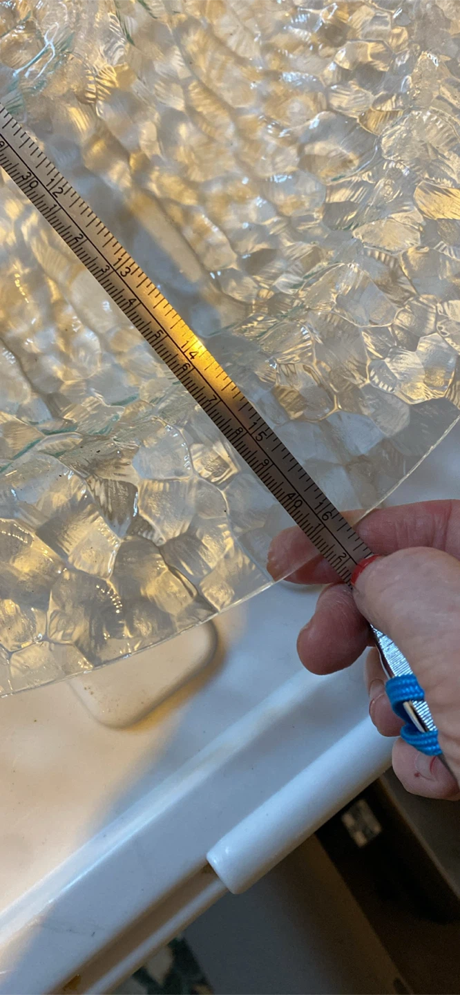 Textured Glass Serving Platter - photo 5