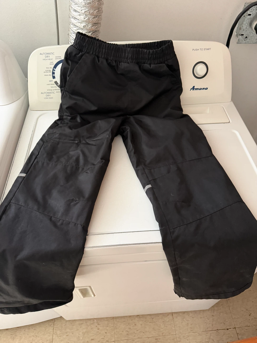 George Kids Black Snow Pants Size 10-12