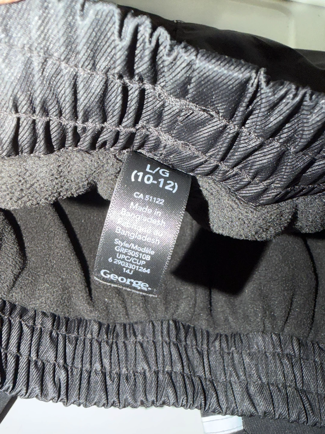 George Kids Black Snow Pants Size 10-12 - photo 2