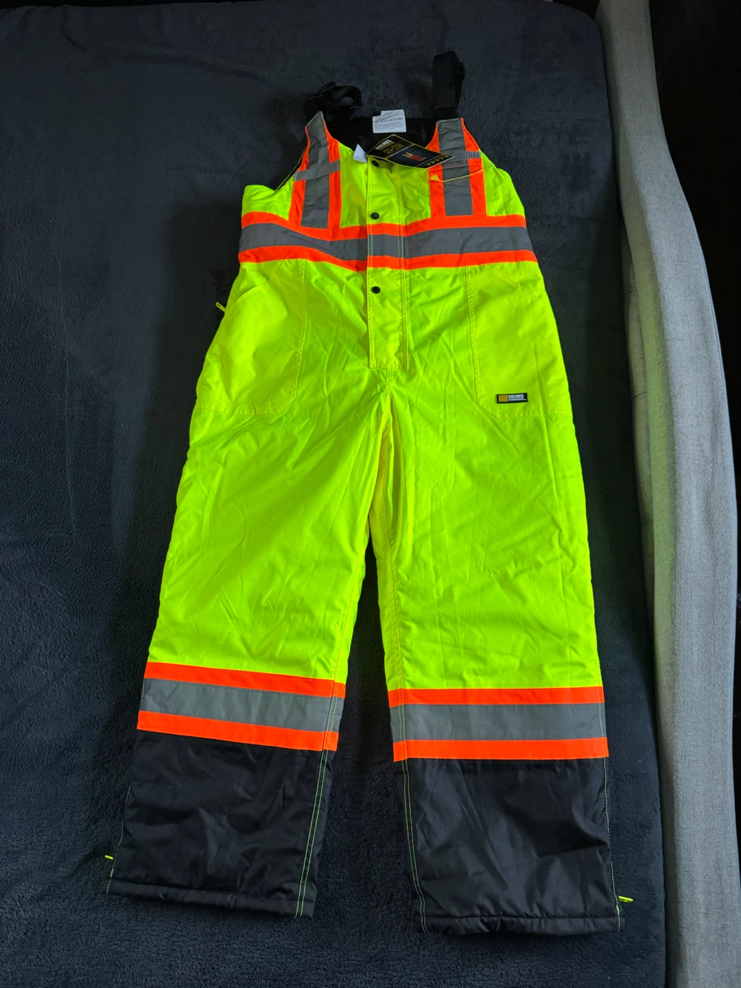 Holmes Workwear Hi-Vis Safety Overall - XL