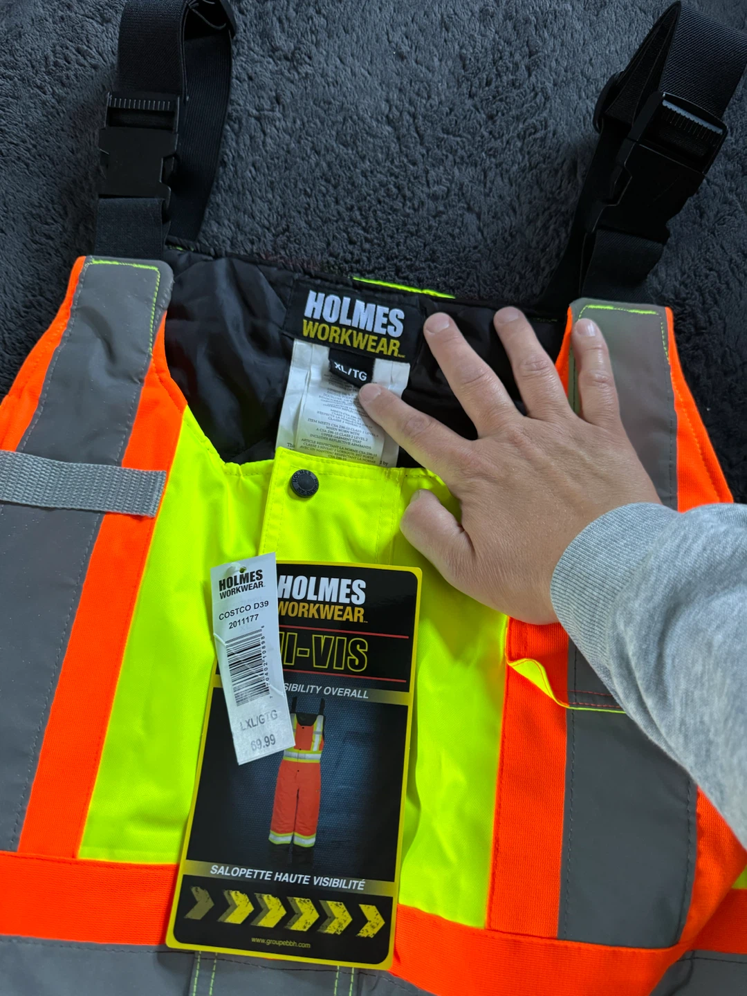 Holmes Workwear Hi-Vis Safety Overall - XL - photo 3