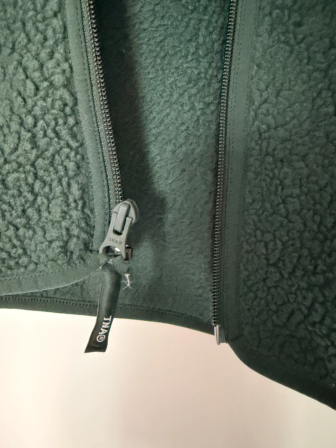 TNA Aritzia Polartec Raglan Zip Hoodie - Scarab - photo 4