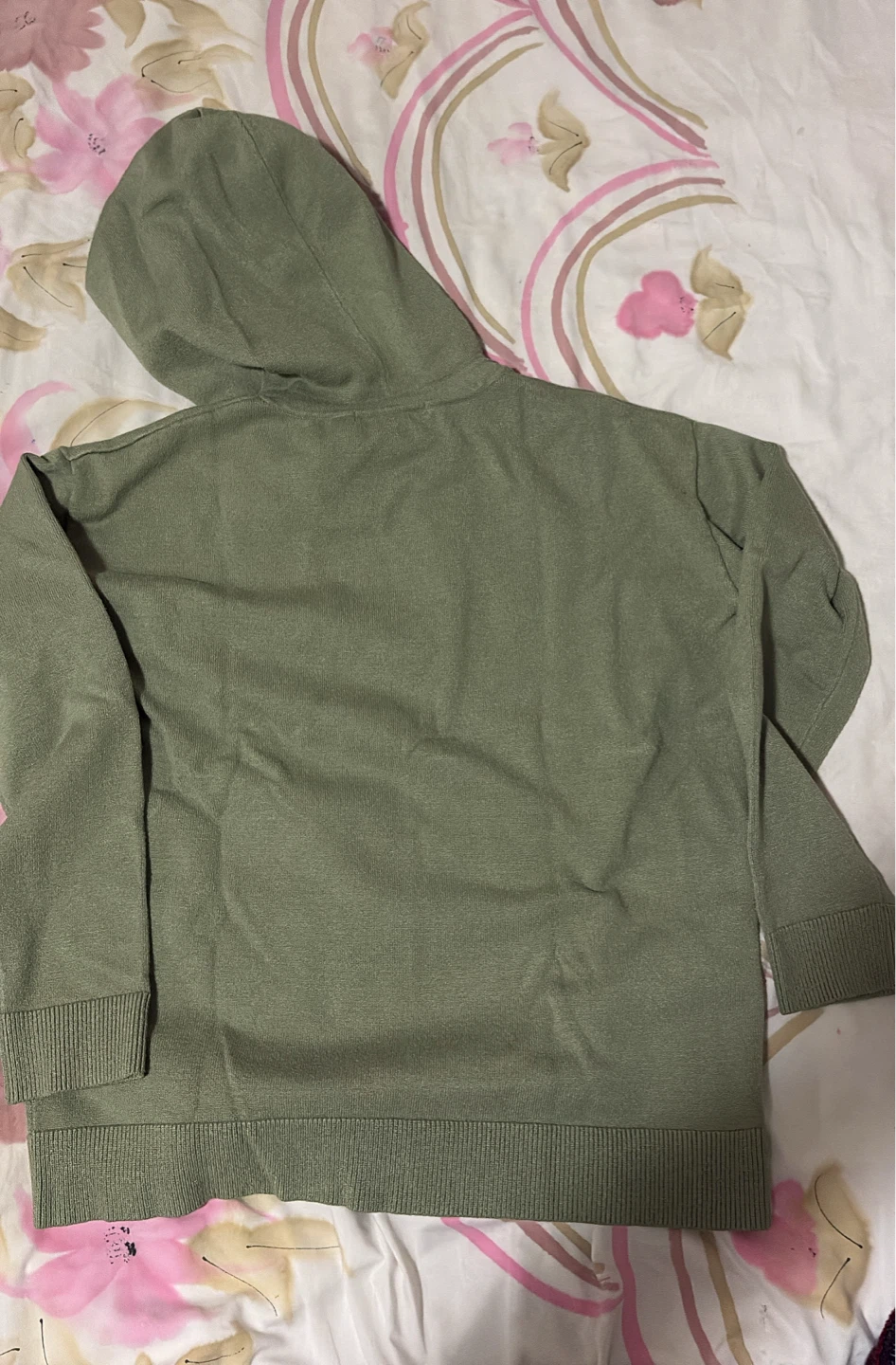 🏈 Stitches & Stripes Green Hoodie Size M - photo 3