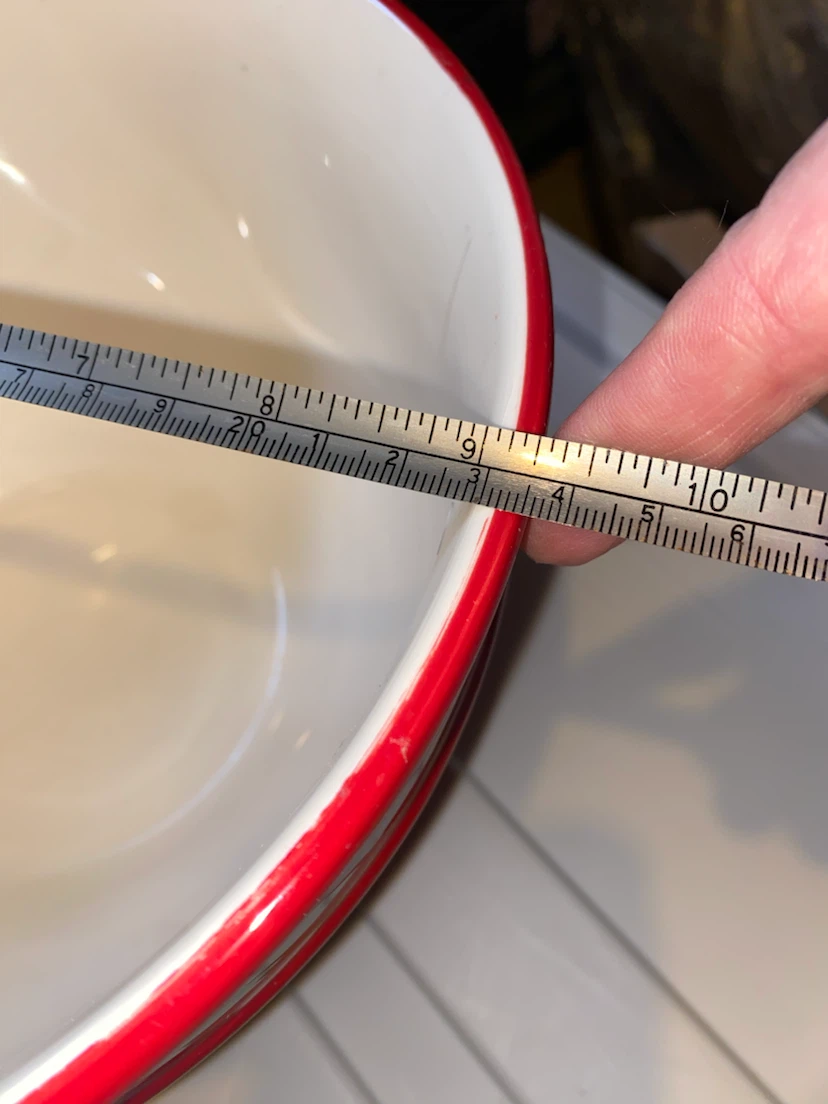 SCM Designs Red and White Candy Cane Bowl - photo 5