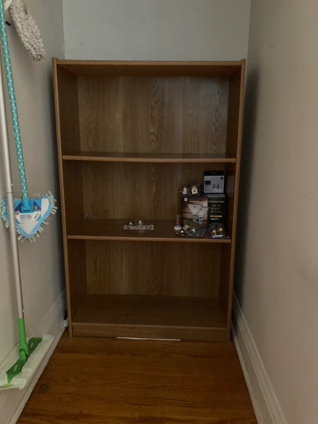 Three-Tier Wooden Bookcase