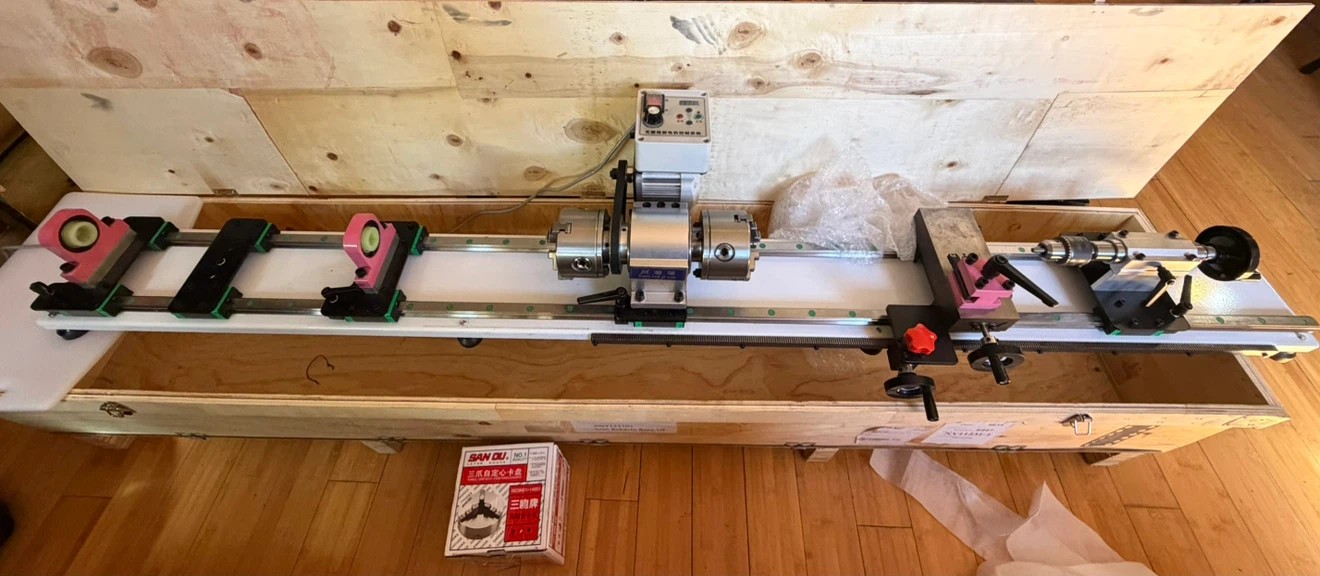 Torno de Reparación de tacos de billar