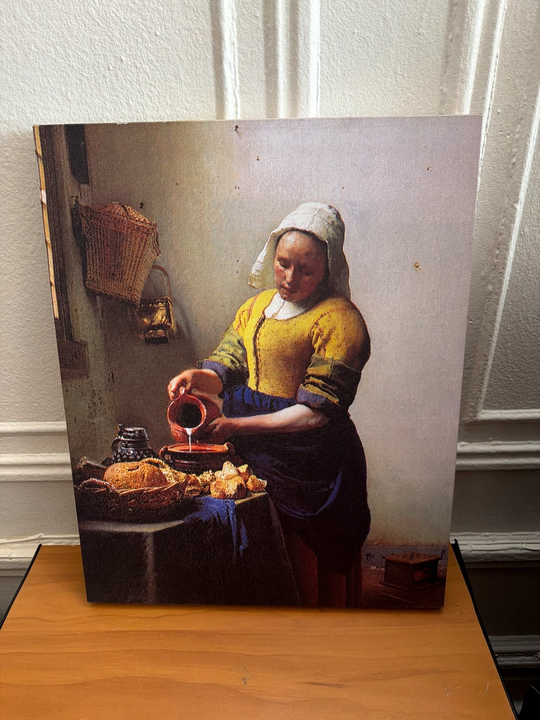 Vermeer The Milkmaid Canvas Wall Art