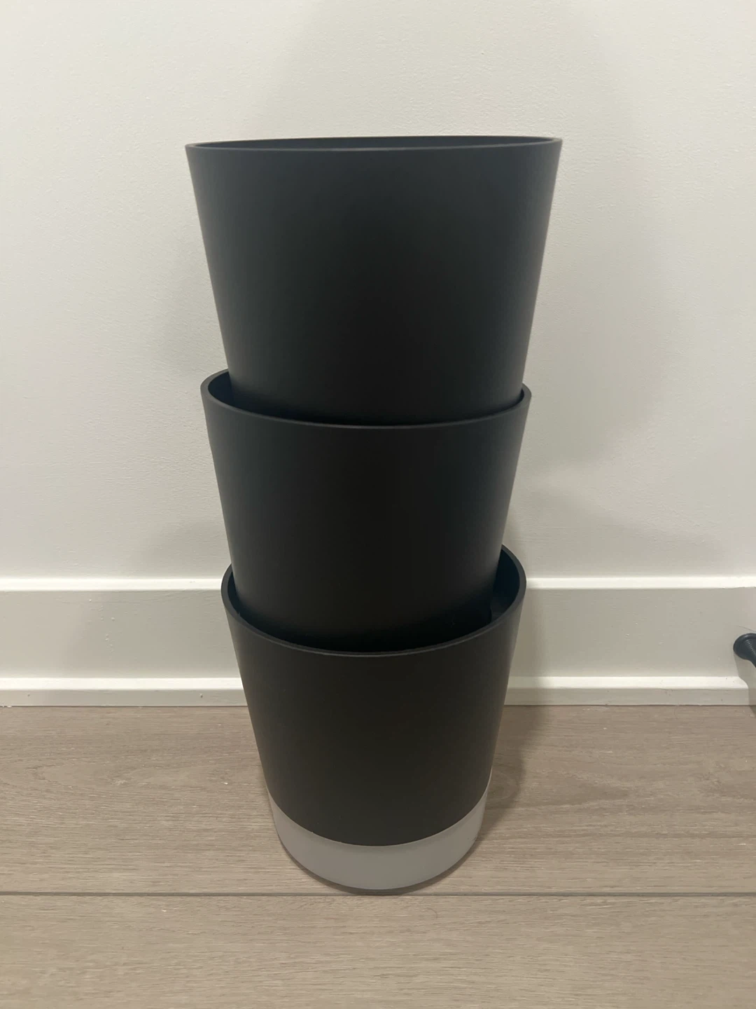 3 IKEA self watering pots