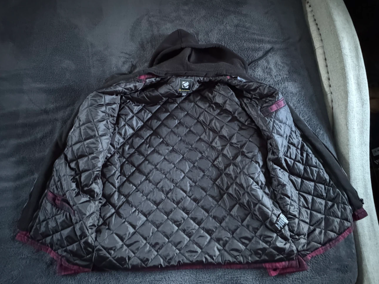 BC Clothing Co. Plaid Hooded Flannel Jacket - photo 3