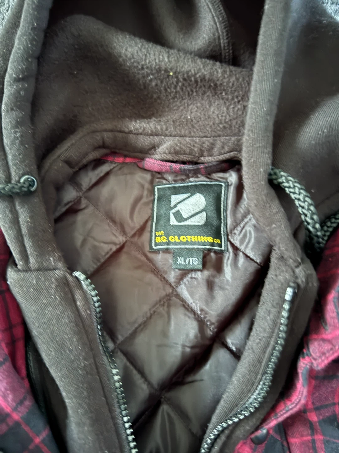 BC Clothing Co. Plaid Hooded Flannel Jacket - photo 4
