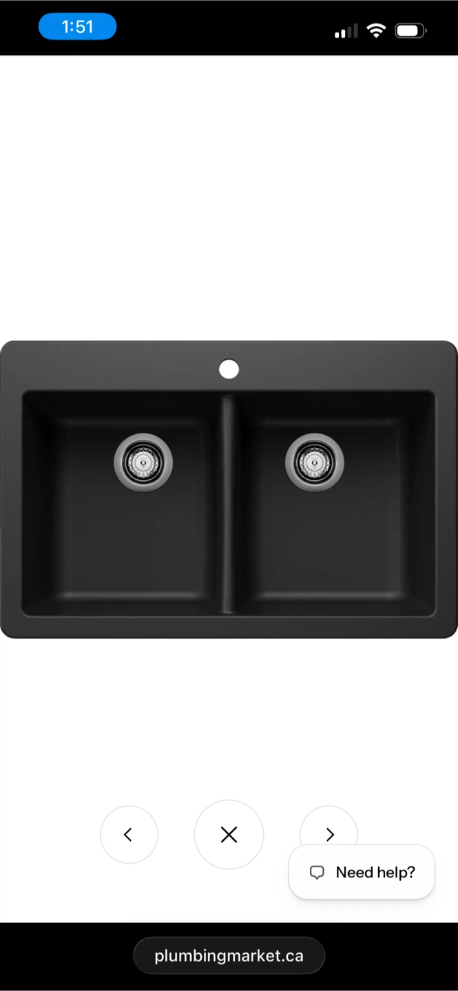 BLANCO Horizon 210 Anthracite Kitchen Sink