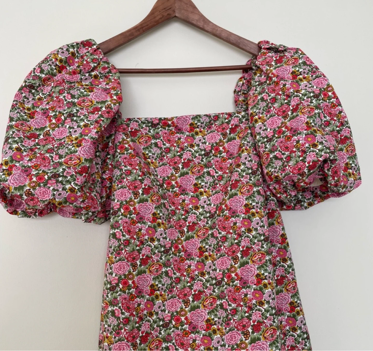 Mango Floral Puff Sleeve Mini Dress 🏈 - photo 5