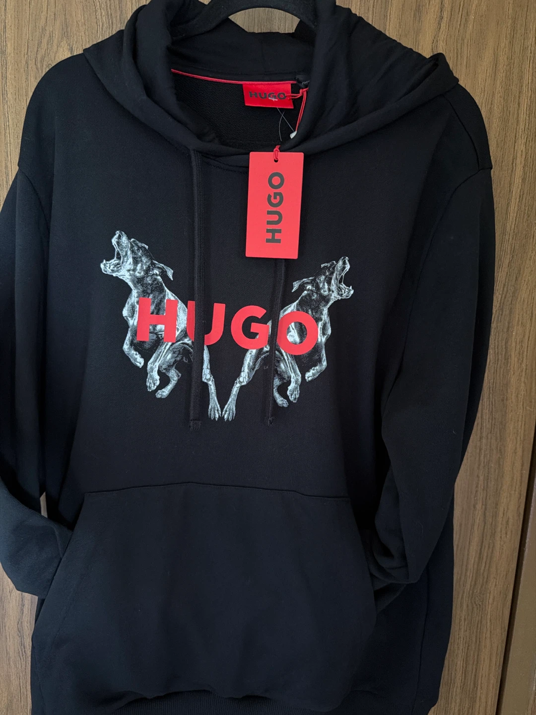 HUGO Black Graphic Hoodie - photo 2