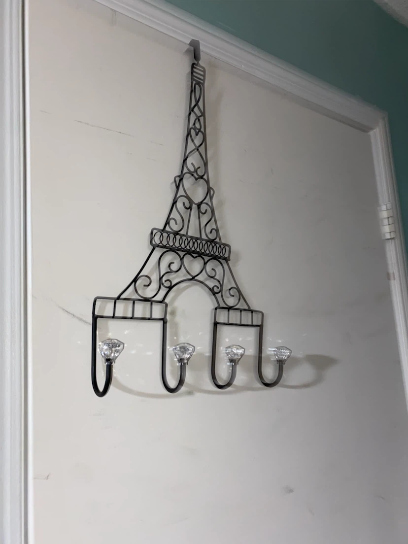 Eiffel Tower Wall hanger for over the door