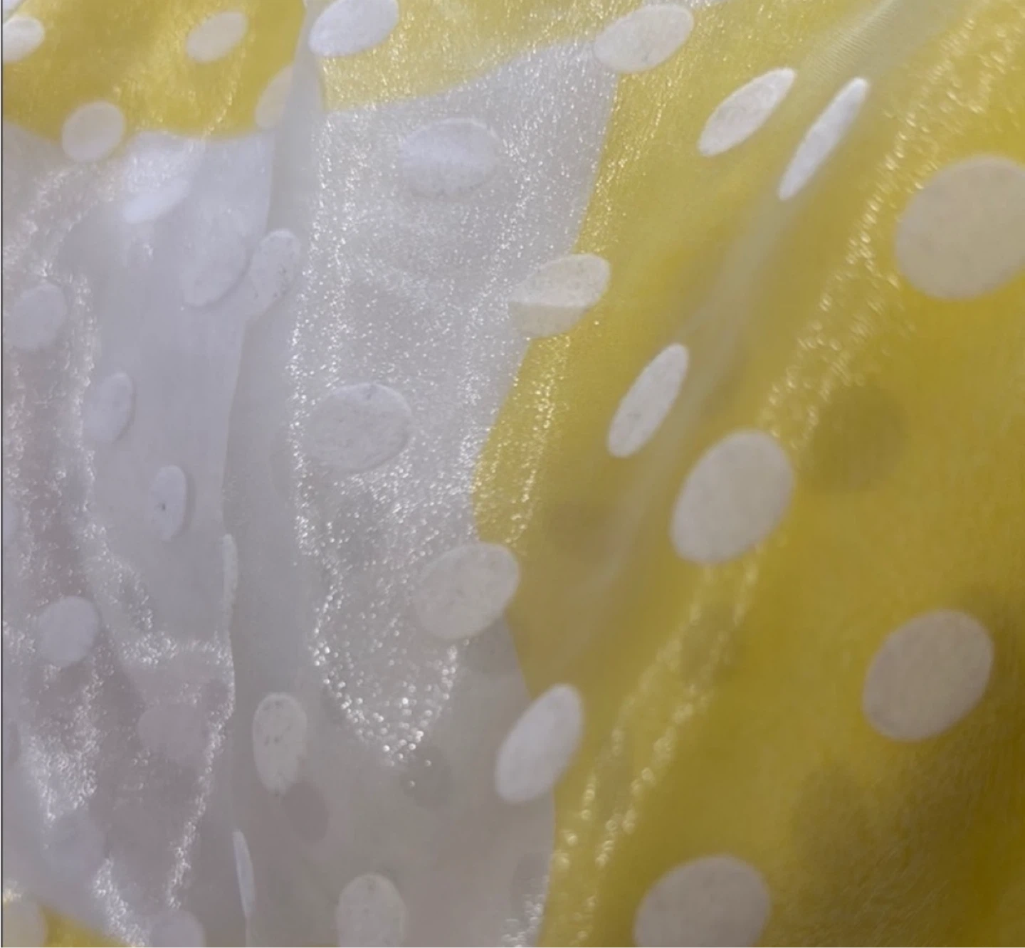 Topshop Yellow and White Polka Dot Blouse 🏈 - photo 5