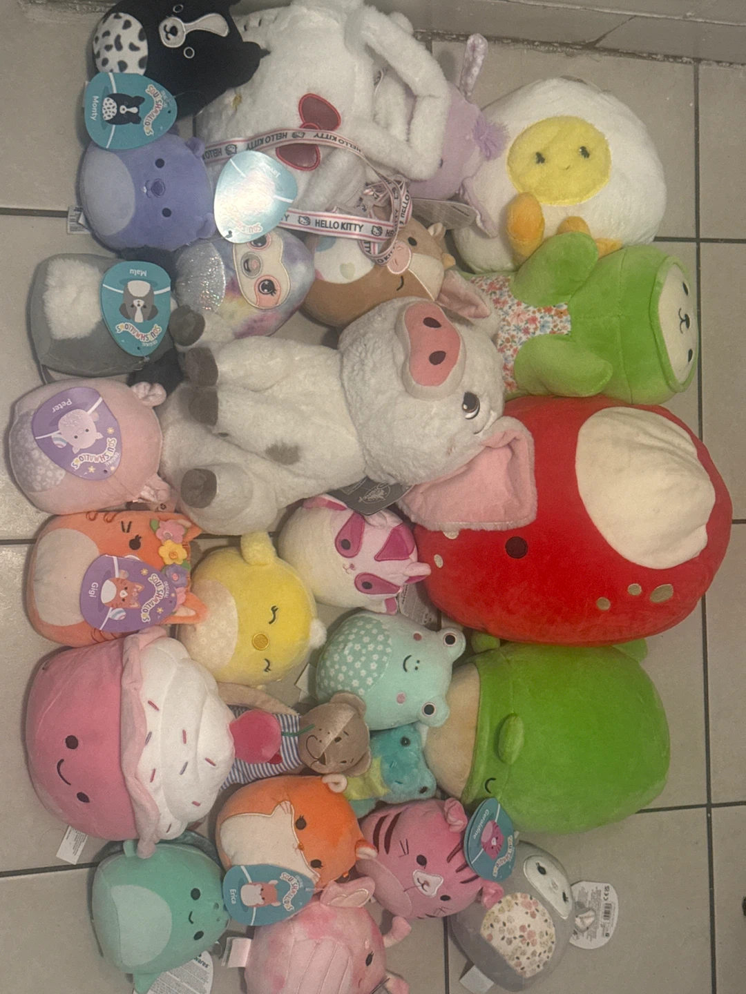 Lot of 25 Large/Small Squishmallows Plush Toys Collection