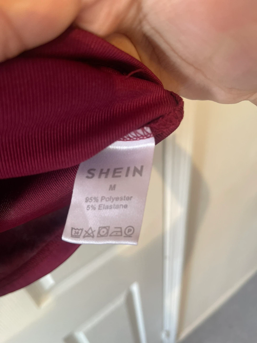 SHEIN Burgundy Short Sleeve Tee - photo 3