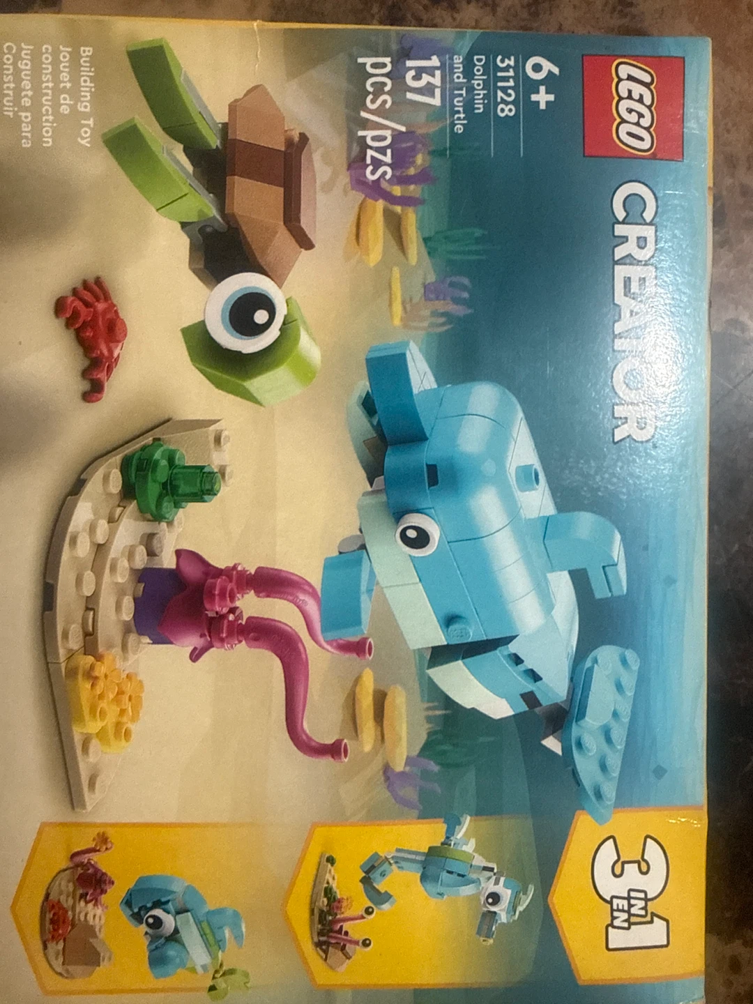 LEGO Creator Dolphin and Turtle 31128
