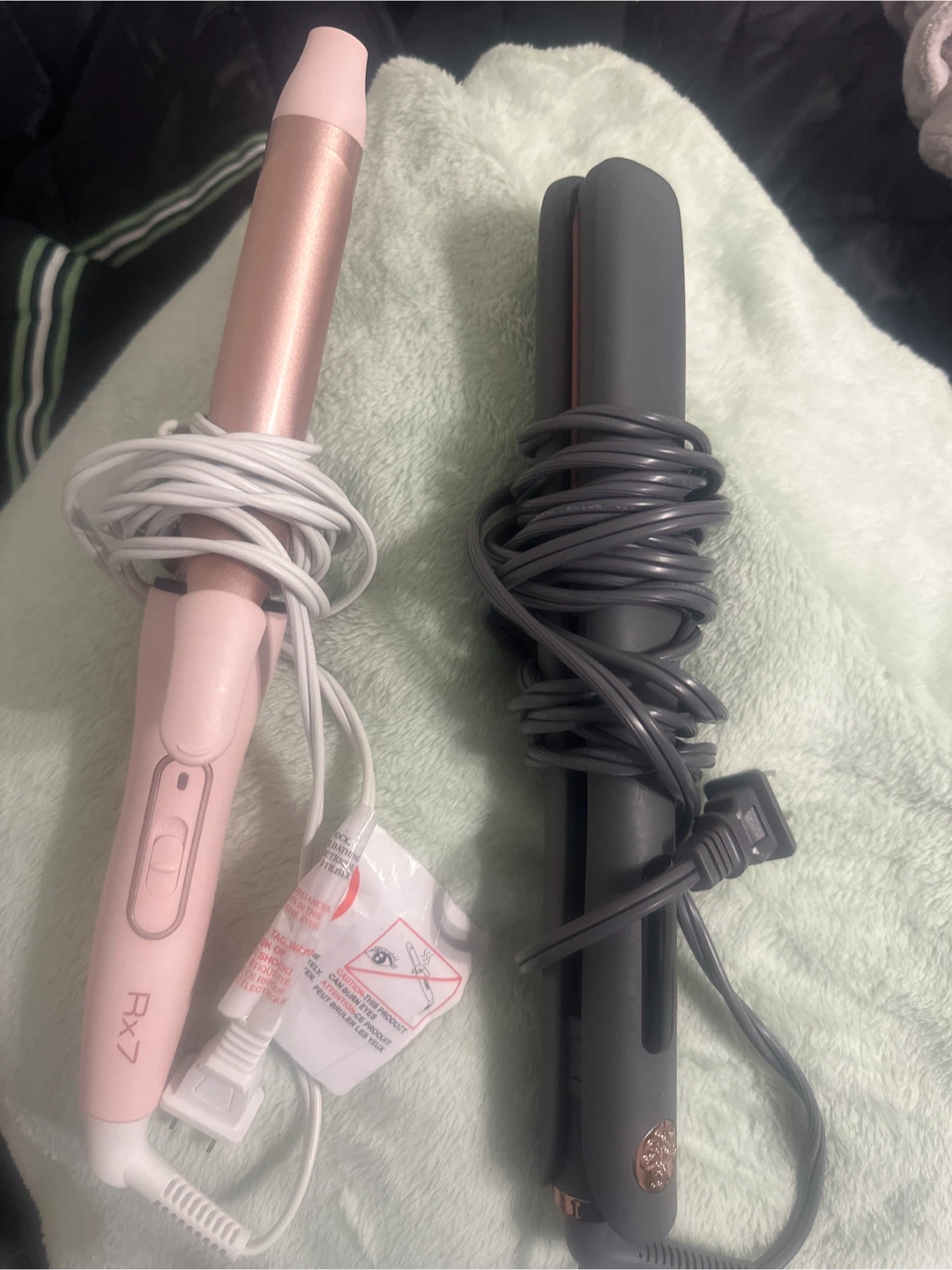 Rx7 Curling Wand and Straightener Set