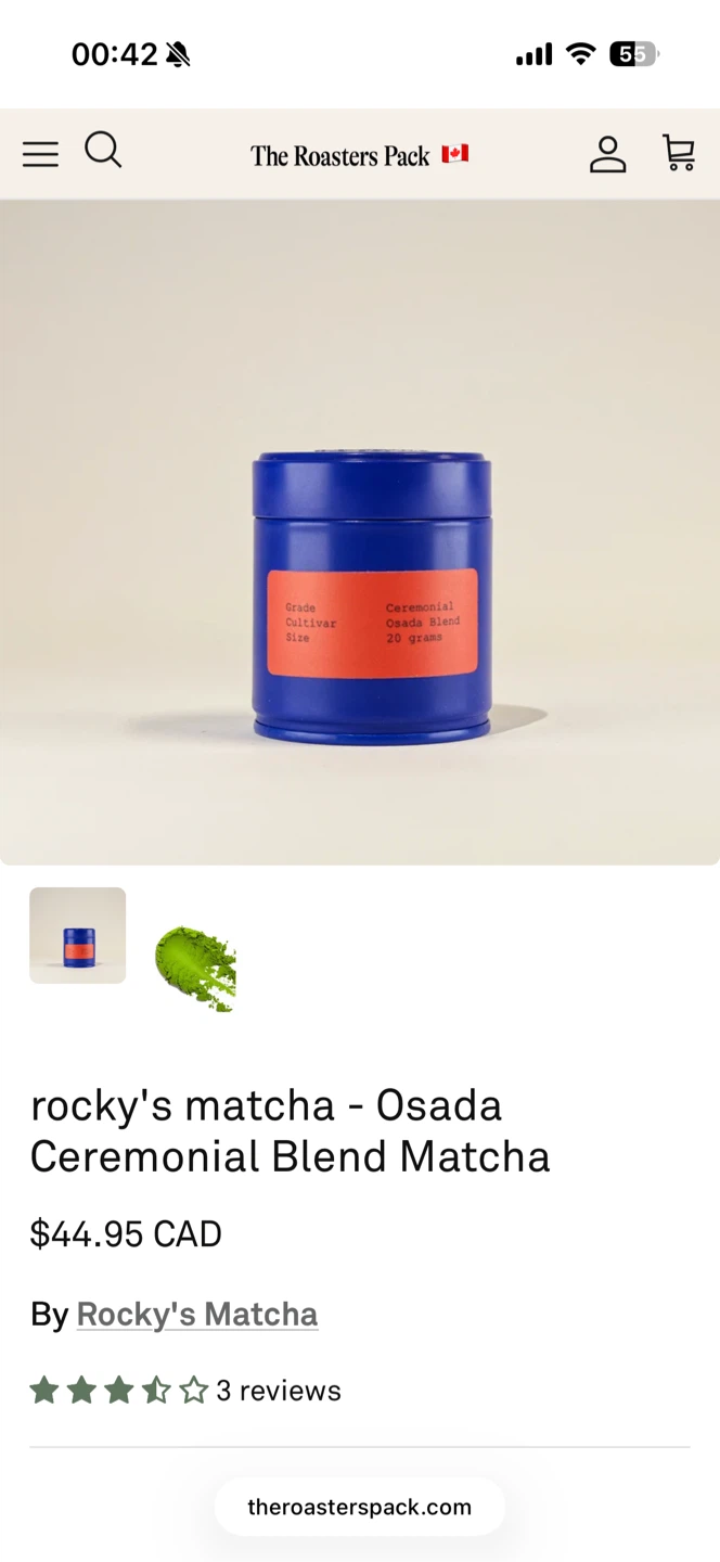 Rocky's Matcha Osada Ceremonial Blend