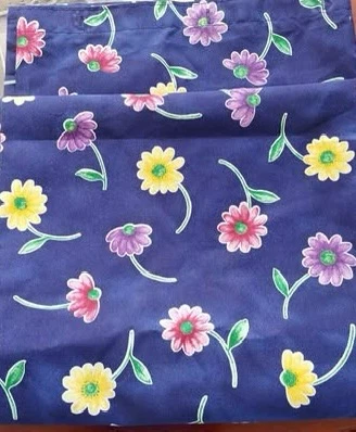 Floral Print Fabric Shower Curtain 🏈