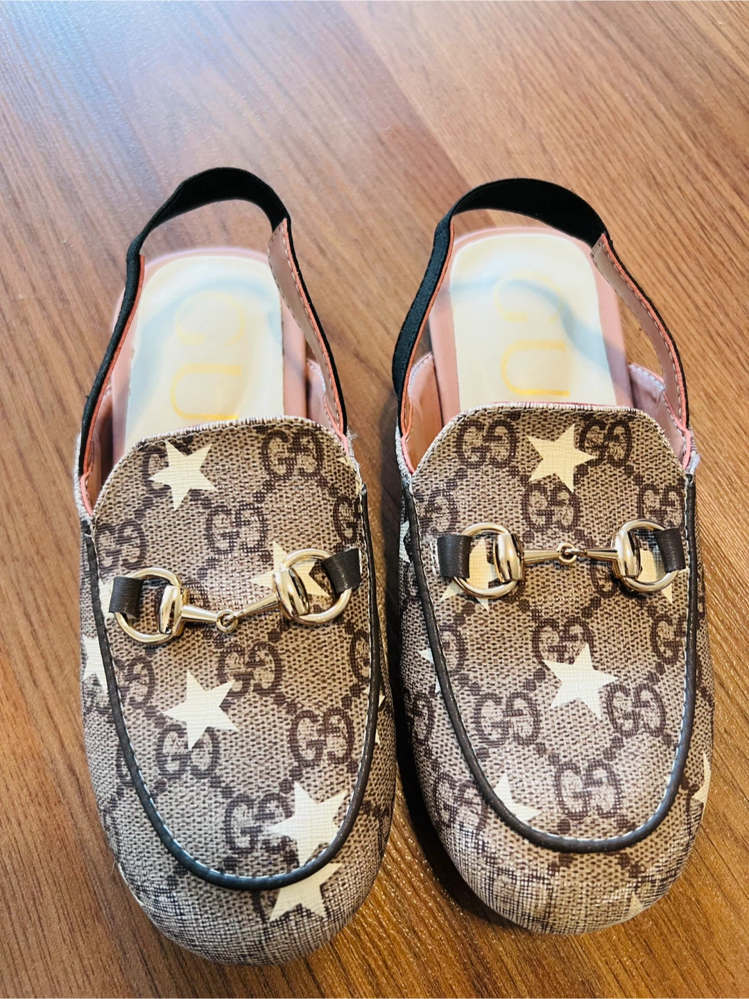 Authentic Gucci GG Supreme  Slingback Horsebit Loafers - photo 3