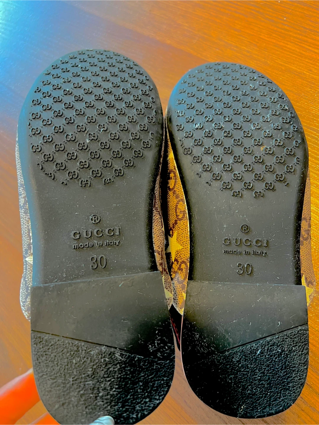 Authentic Gucci GG Supreme  Slingback Horsebit Loafers - photo 5