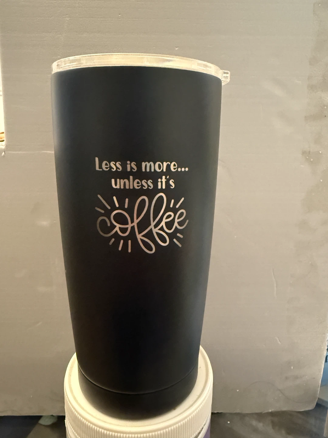 Black Coffee Tumbler