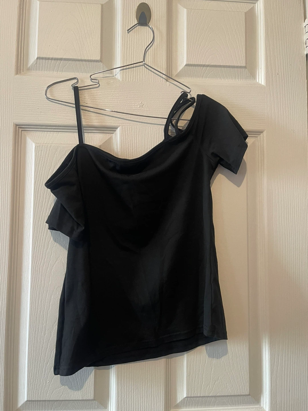 SHEIN Black Cold Shoulder Top - photo 2