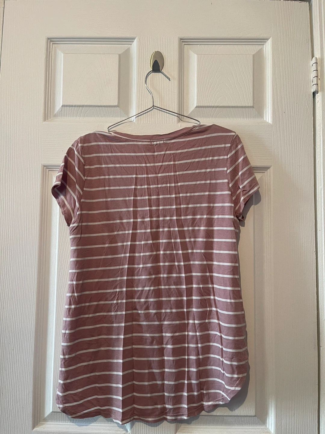 Splash Pink and White Striped T-Shirt - photo 2