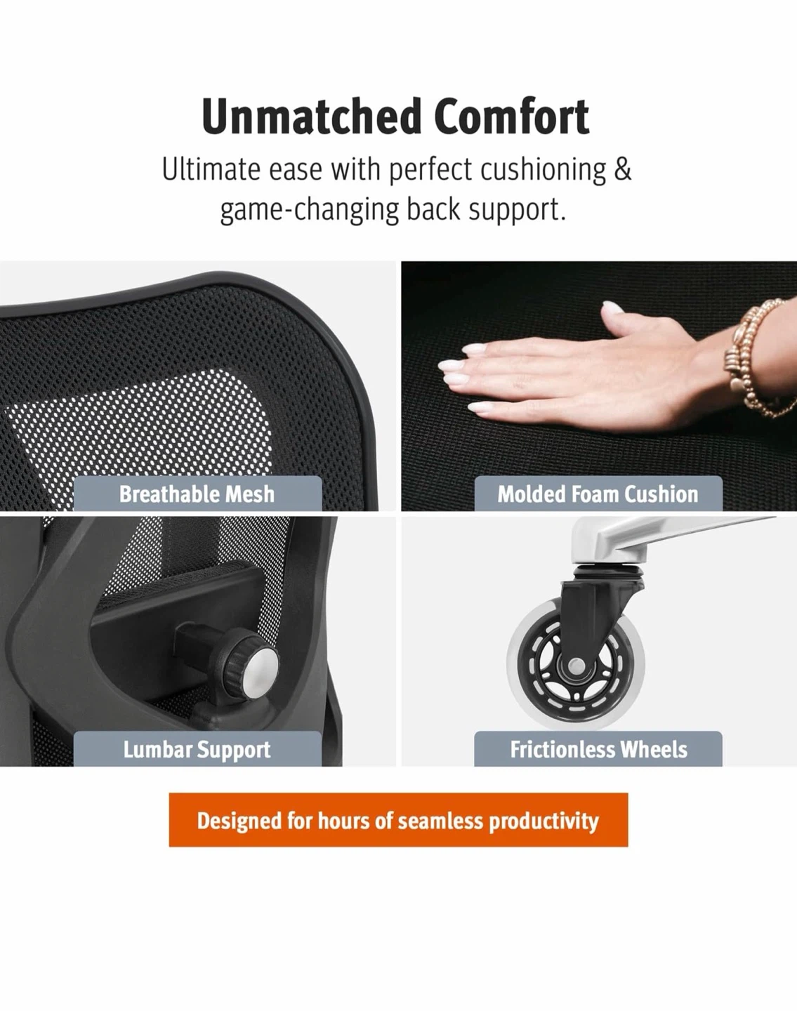Ergonomic Office Chair with Headrest - photo 5