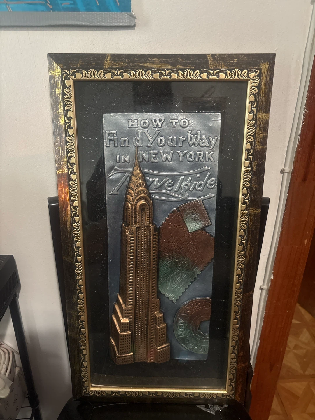 🏈 New York Themed Wall Art Decor 25 inches high